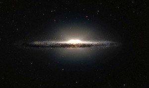 galaxie, zdroj: ESO