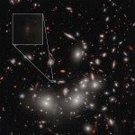 Ultra slabá trpasličí galaxie spatřená pouhých 480 milionů let po Velkém třesku
