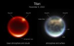 Webbův teleskop se zaměřil na Saturnův měsíc Titan