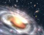 Extrémně rychle rostoucí černá díra v raném vesmíru