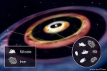 Tři želené prstence kolem mladé hvězdy potvrzují formování planet