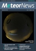 eMeteorNews - nový časopis pro pozorovatele meteorů