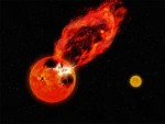 Astronomové detekovali supererupci na hvězdě V1355 Orionis