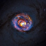 ALMA zkoumá záhadné výtrysky z obřích černých děr
