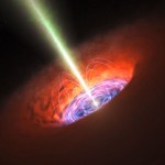 ALMA objevila intenzivní magnetické pole v blízkosti supermasivní černé díry