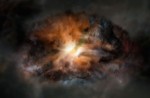 Bouřlivý vývoj kvasaru