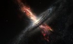 Z hmoty vypuzené černou dírou se rodí nové hvězdy