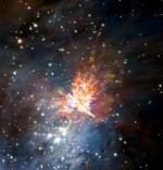 ALMA zachytila dramatický hvězdný ohňostroj