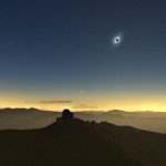 Úplné zatmění Slunce 2019 na observatoři La Silla v Chile