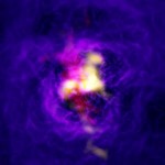 Radioteleskop ALMA a přístroj MUSE detekovaly galaktickou fontánu