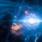 Astronomové poprvé identifikovali těžký chemický prvek vzniklý při kolizi neutronových hvězd