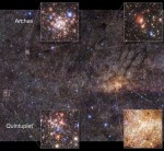 Teleskopy ESO objevily v centru Galaxie stopy dávné překotné tvorby hvězd