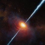 Objeven nejvzdálenější kvasar s mohutnými rádiovými výtrysky