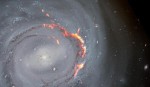Kosmický bumerang v kupě galaxií Coma