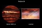 Horká skvrna v atmosféře planety Jupiter