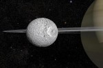 Malý měsíc Mimas obsahuje mladý oceán pod ledovou skořápkou