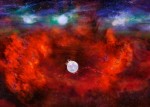 ALMA objevila neutronovou hvězdu v místě supernovy 1987A
