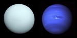 Co je zodpovědné za rozdílnou barvu planet Uran a Neptun?