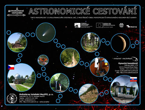 Infotabule k projektu Astronomické cestování.