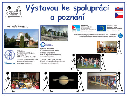 Infotabule projektu Výstavou ke spolupráci a poznání