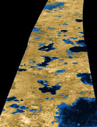 Jezera na Titanu