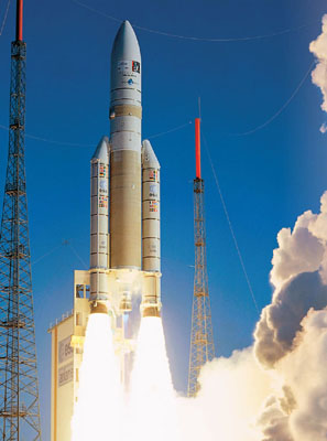 Start evropské rakety Ariane 5