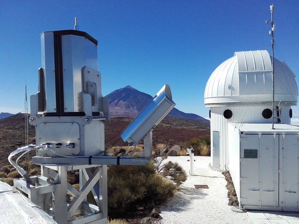 Spektrograf na observatoři Teide