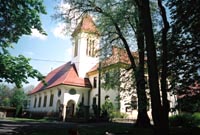 Park Botanika a Evangelický kostel ve Valašském Meziříčí