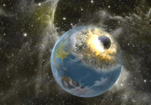 Srážka Země s asteroidem