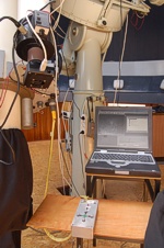 pozorovací sestava kamera G1-2000 a notebook