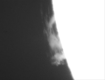 Celkový snímek Slunce v čáře CaK vápníku ze dne 20. 6. 2013 v 07:43:19 UT. Foto: Hvězdárna Valašské Meziříčí